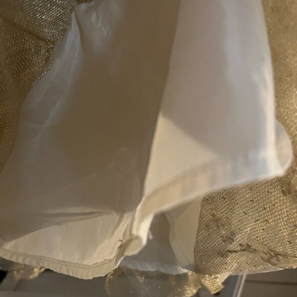 EUC Wonder Nation Sparkle Lacey formal dress (7) shimmering gold - Picture 3 of 6